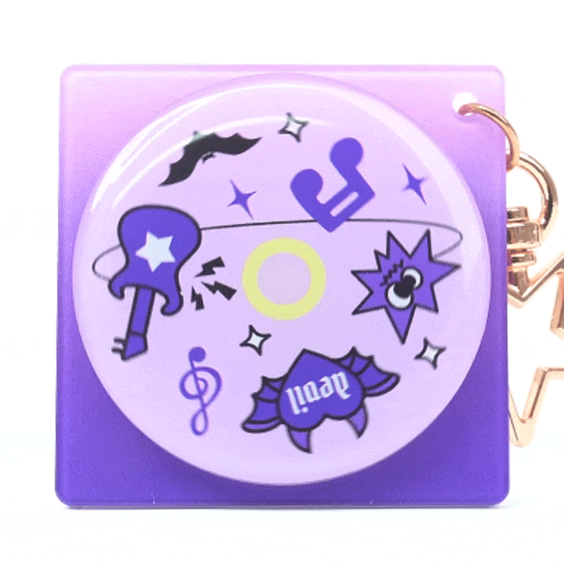 Dynamic Keychains Custom Acrylic Spinning Keychains – VOGRACE