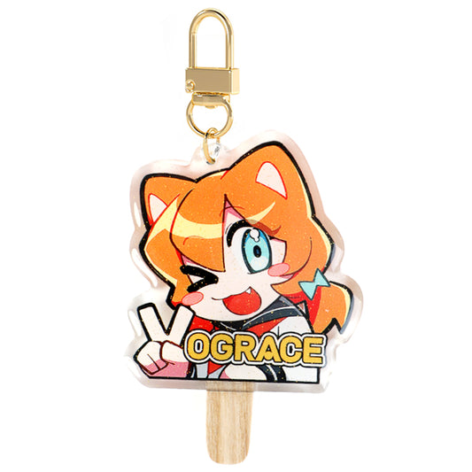 Custom Acrylic Ice Cream Popsicle Keychain