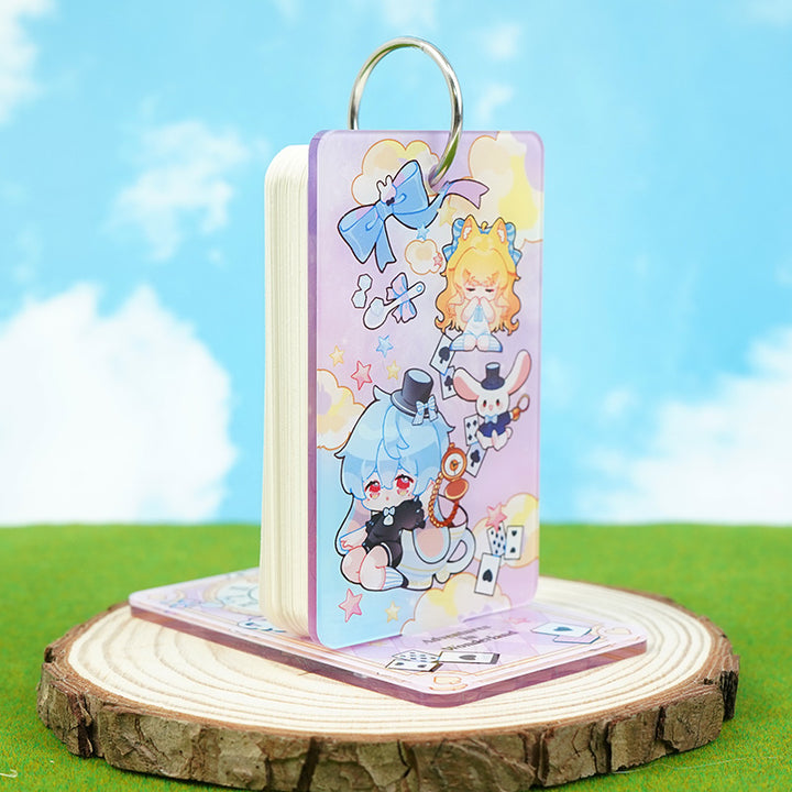 Custom Acrylic Loose-Leaf Binder Memo Pads Standees