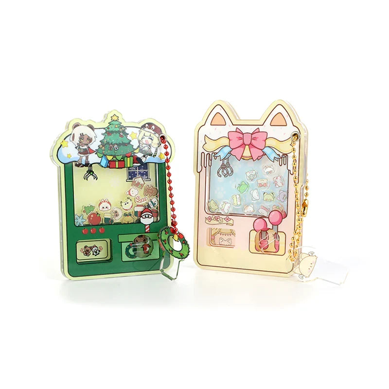 Custom Acrylic Magnetic Gashapon Machine Shaker Keychains | Vograce