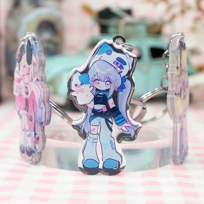 Mirror Back Keychains Custom Acrylic Mirror Keychains – VOGRACE