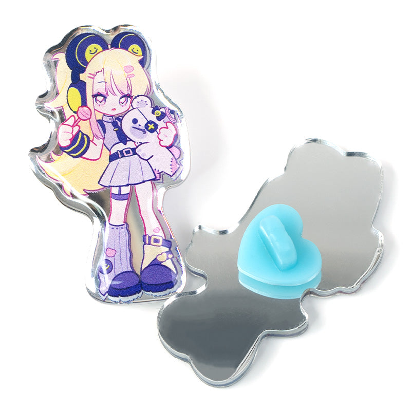 Custom Acrylic Mirror Pins