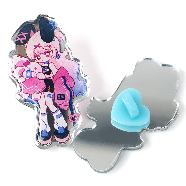 Custom Acrylic Mirror Pins