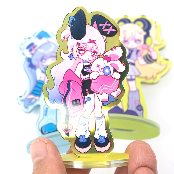 Custom Acrylic Mirror Standees