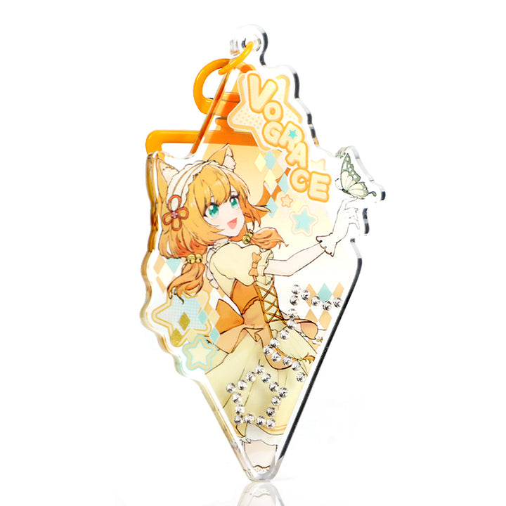 Custom Acrylic Rhinestone Keychain