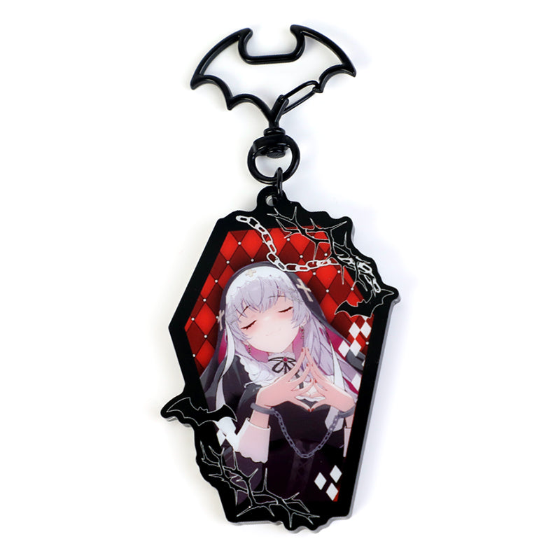 Custom Acrylic Rhinestone Keychain