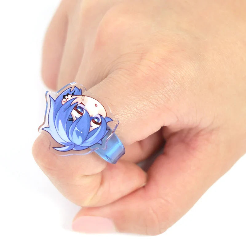 Custom Acrylic Spinner Rings Personalized Spinning Rotating Ring – VOGRACE