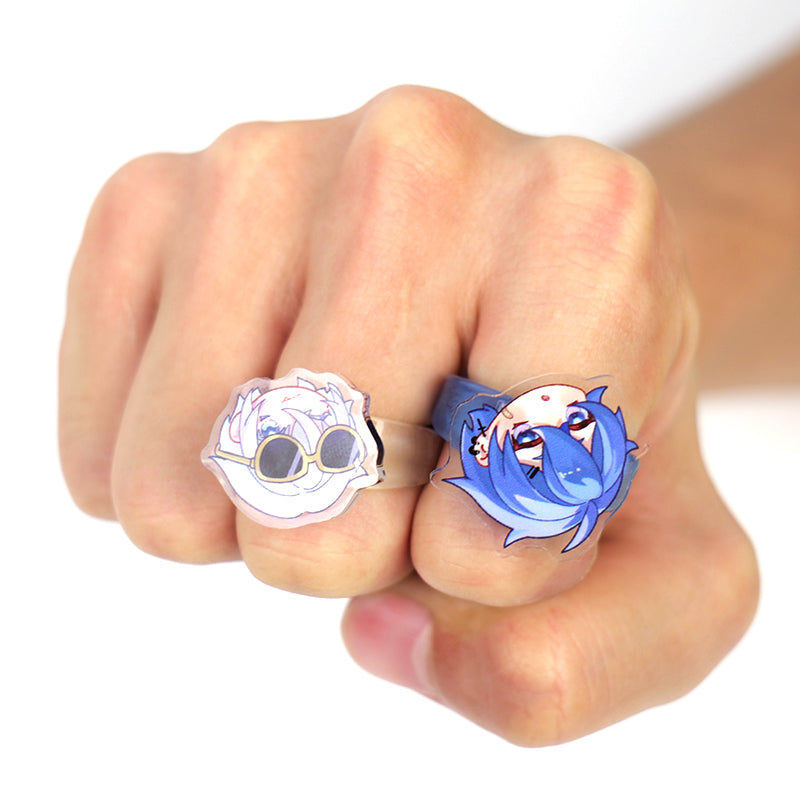 Custom Acrylic Spinner Rings Personalized Spinning Rotating Ring