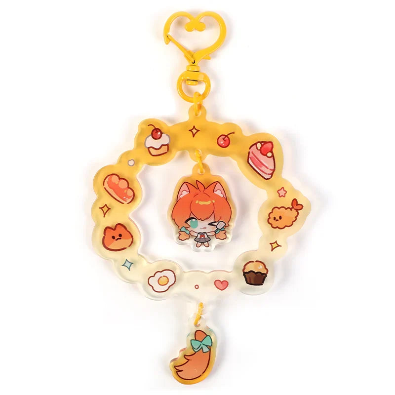 Custom Acrylic Wreath Dangling Shaker Keychains – VOGRACE
