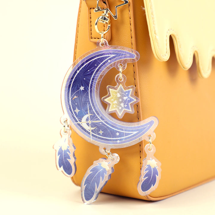 Custom Acrylic Wreath Dangling Shaker Keychains - VOGRACE