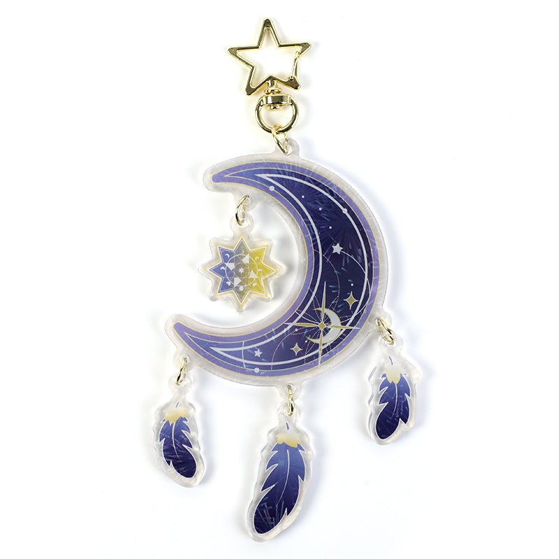 Custom Acrylic Wreath Dangling Shaker Keychains - VOGRACE