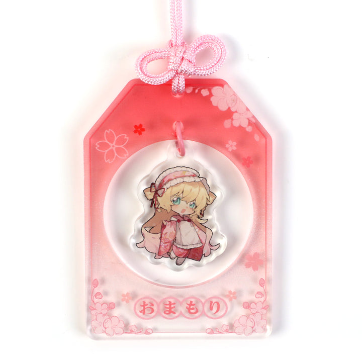 Custom Acrylic Wreath Dangling Shaker Keychains - VOGRACE