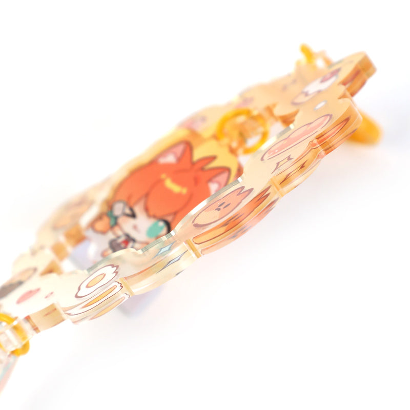 Custom Acrylic Wreath Dangling Shaker Keychains - VOGRACE