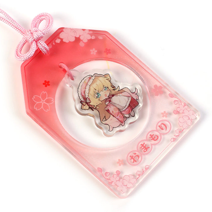 Custom Acrylic Wreath Dangling Shaker Keychains - VOGRACE