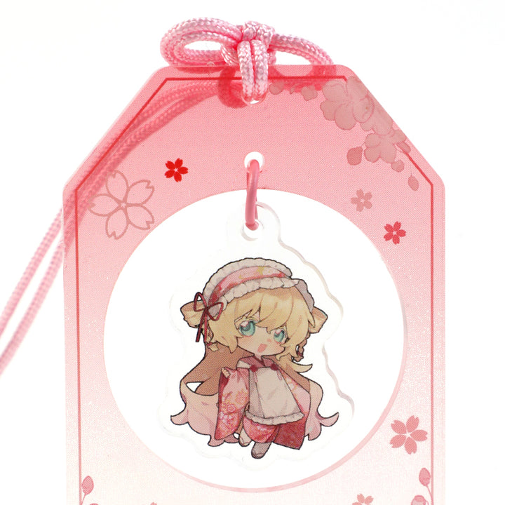 Custom Acrylic Wreath Dangling Shaker Keychains - VOGRACE