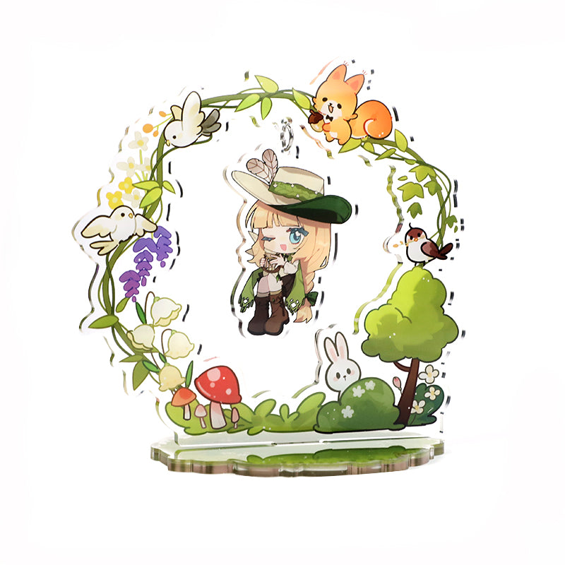 Custom Acrylic Wreath Dangling Shaker Standees - VOGRACE