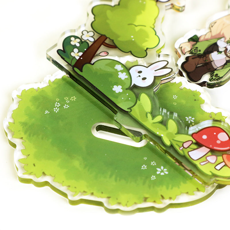 Custom Acrylic Wreath Dangling Shaker Standees - VOGRACE