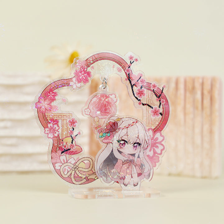 Custom Acrylic Wreath Dangling Shaker Standees - VOGRACE