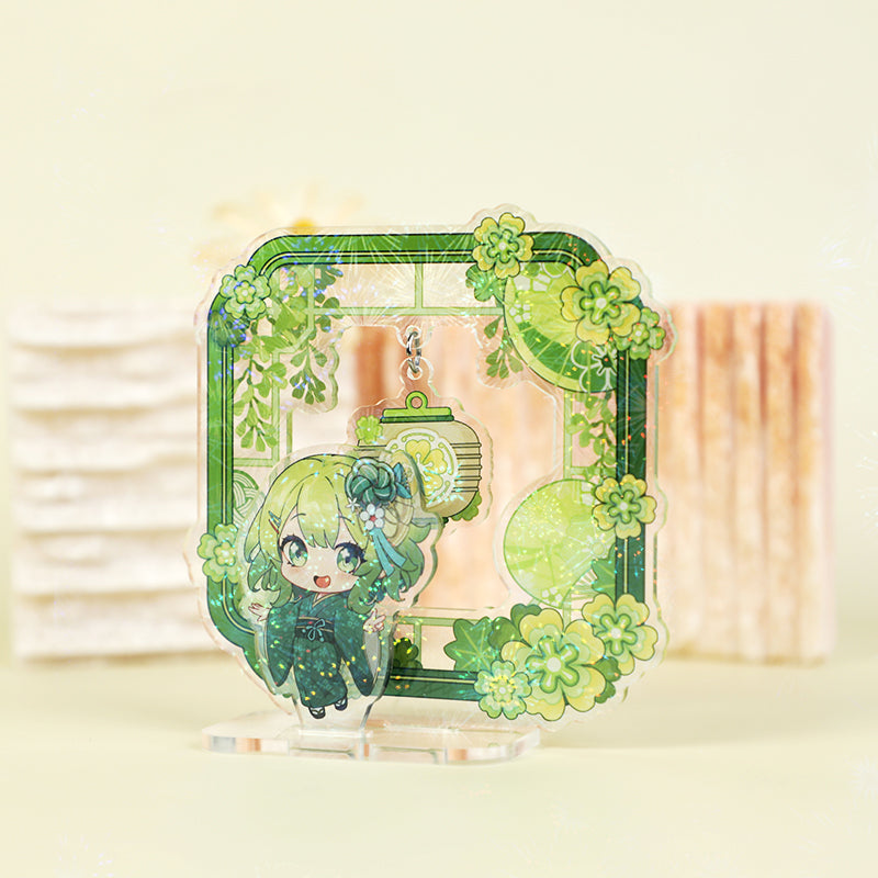 Custom Acrylic Wreath Dangling Shaker Standees - VOGRACE