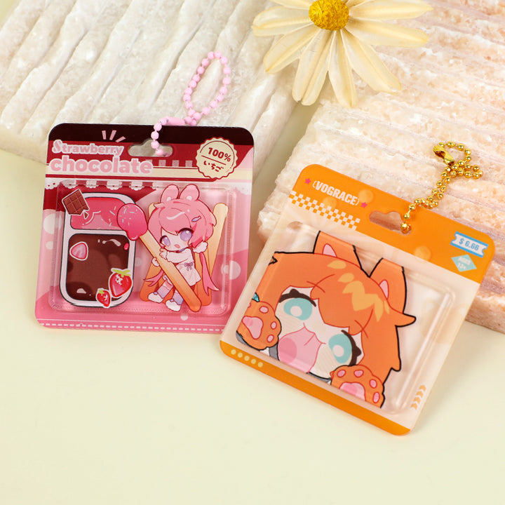 Custom Blister-Style Acrylic Keychain