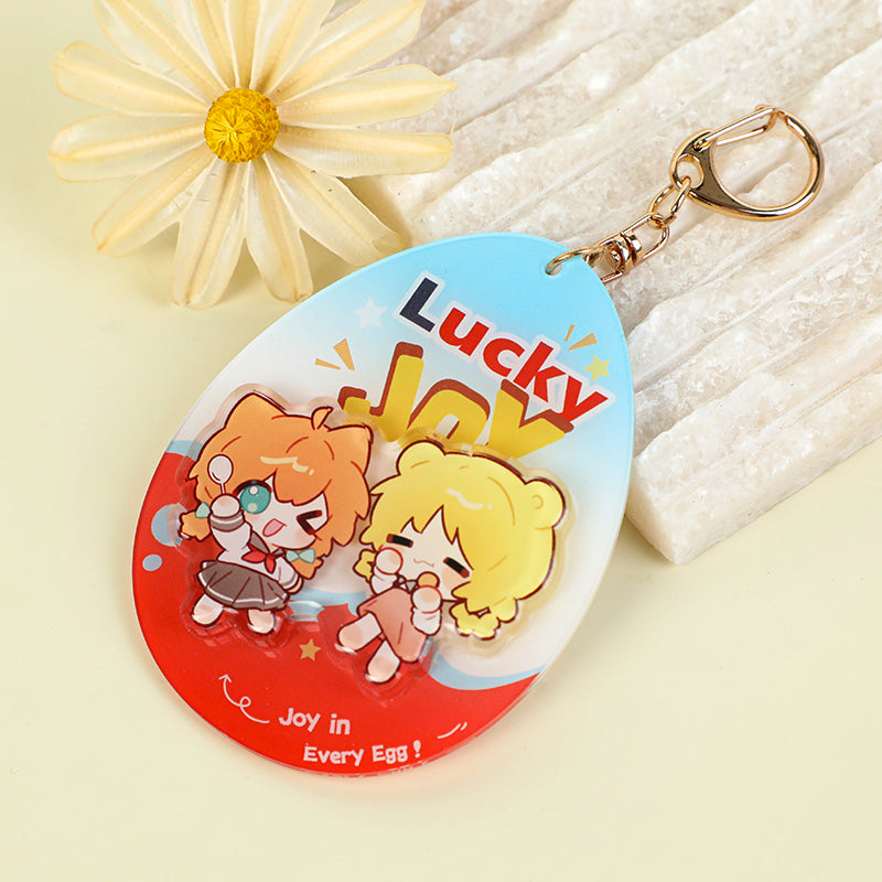 Custom Blister-Style Acrylic Keychain