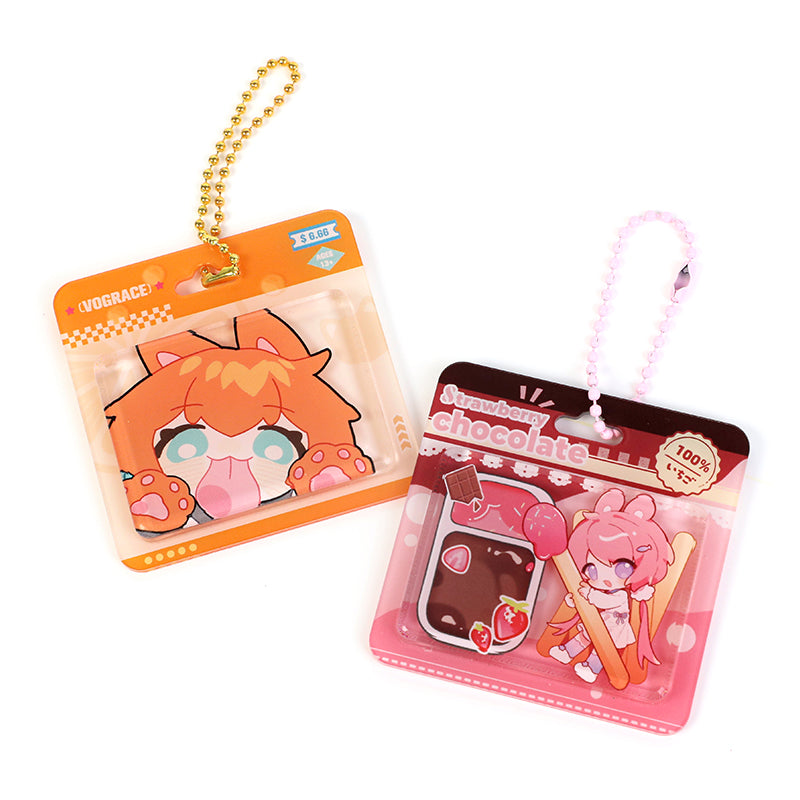 Custom Blister-Style Acrylic Keychain