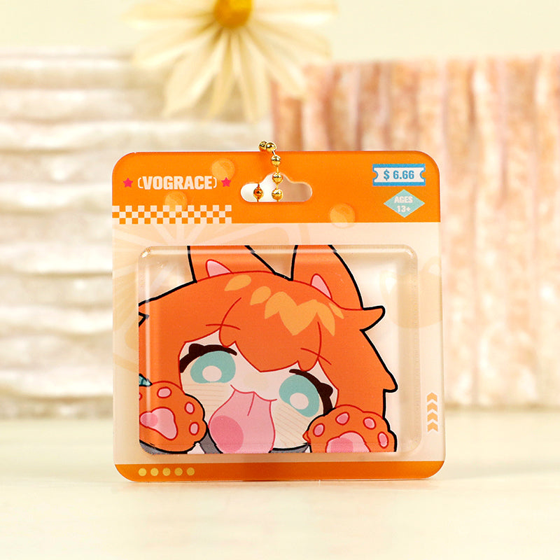 Custom Blister-Style Acrylic Keychain
