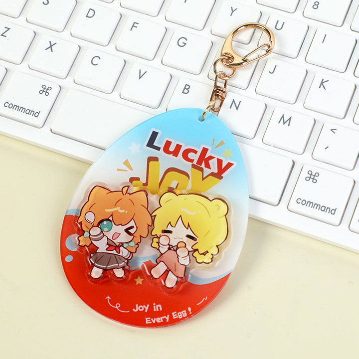 Custom Blister-Style Acrylic Keychain