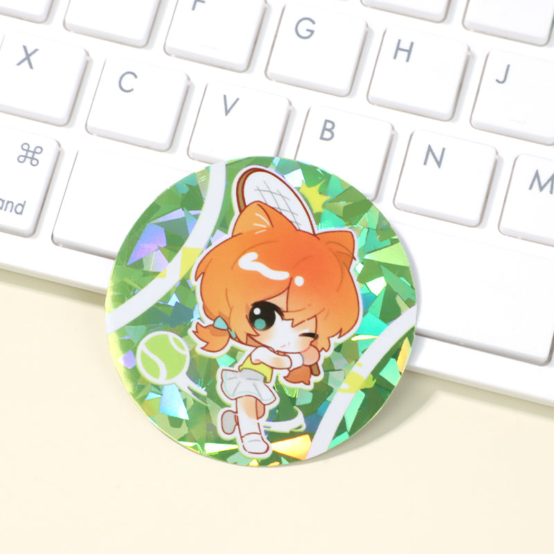 Custom Broken Glasses Stickers