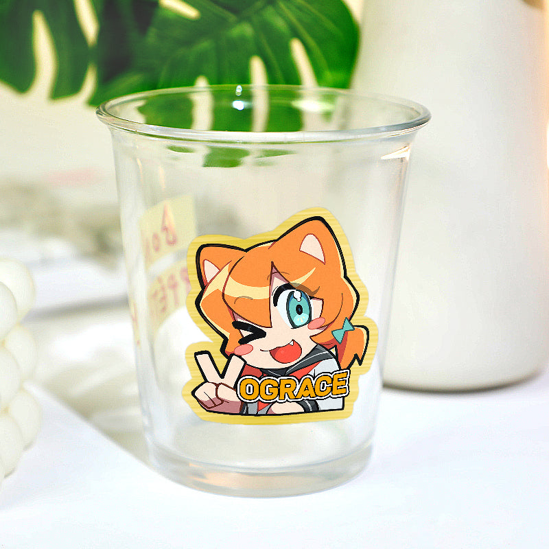 Custom Brushed Gold Stickers - VOGRACE