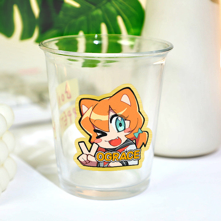 Custom Brushed Gold Stickers - VOGRACE