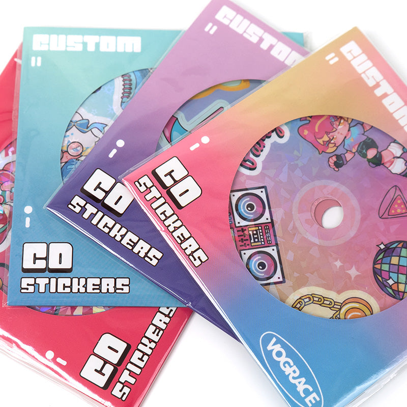 Custom CD stickers – VOGRACE