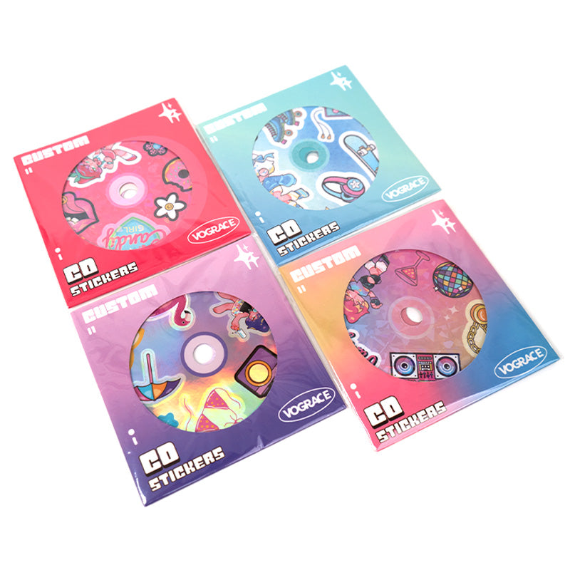 Custom CD stickers – VOGRACE