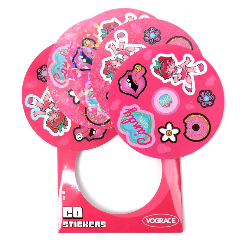 Custom CD stickers – VOGRACE