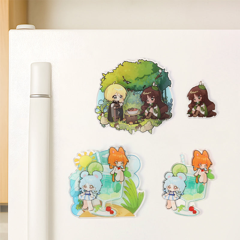 Custom Clear Acrylic Fridge Magnets - VOGRACE