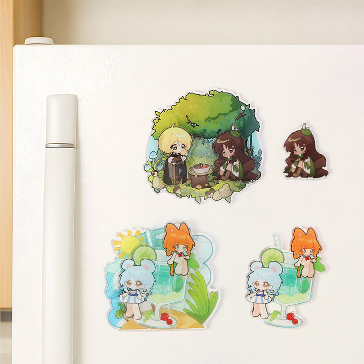 Custom Clear Acrylic Fridge Magnets - VOGRACE