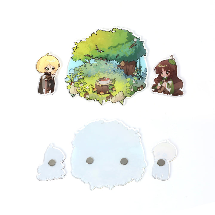 Custom Clear Acrylic Fridge Magnets - VOGRACE