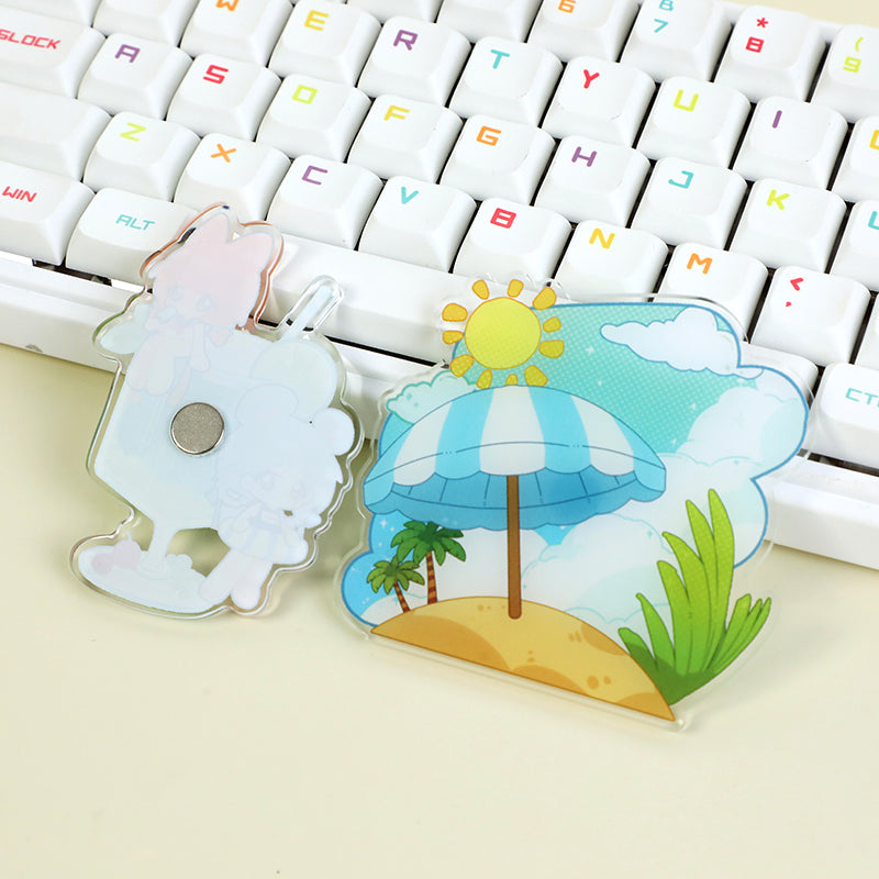 Custom Clear Acrylic Fridge Magnets - VOGRACE