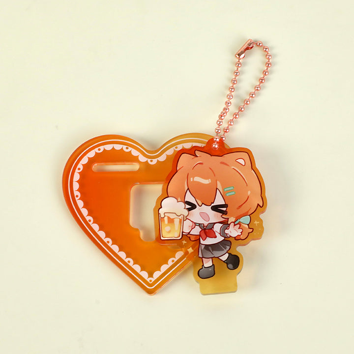 Custom Clear Acrylic Keychain Standees