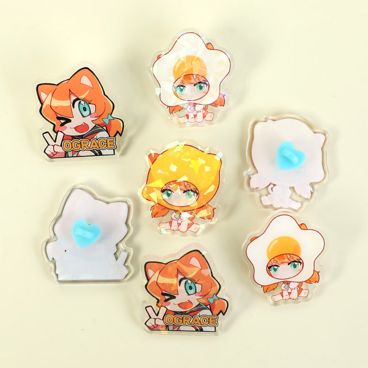 Custom Clear Acrylic Pins