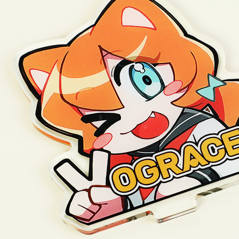 Custom Clear Acrylic Standees