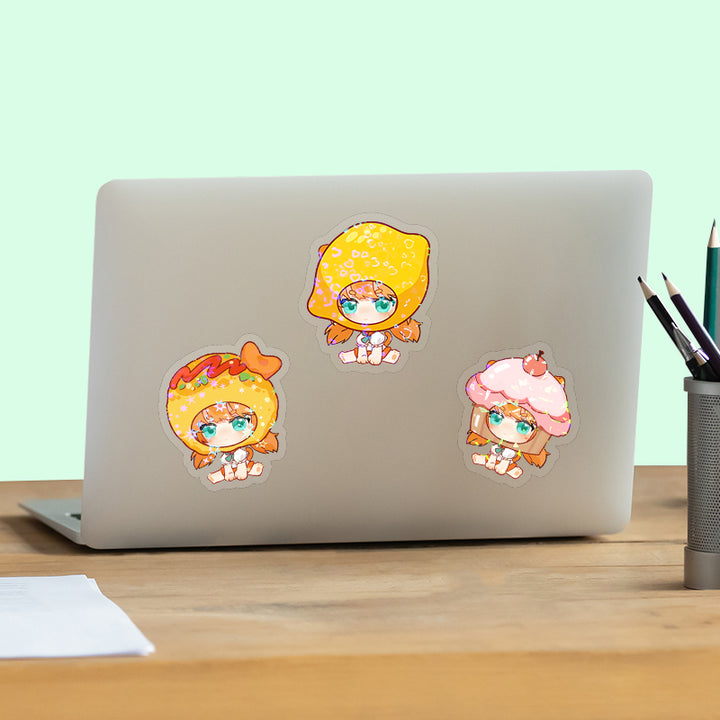 Custom Clear Holographic Stickers - VOGRACE