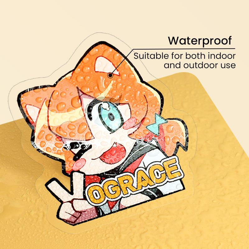 Custom Clear Stickers - VOGRACE