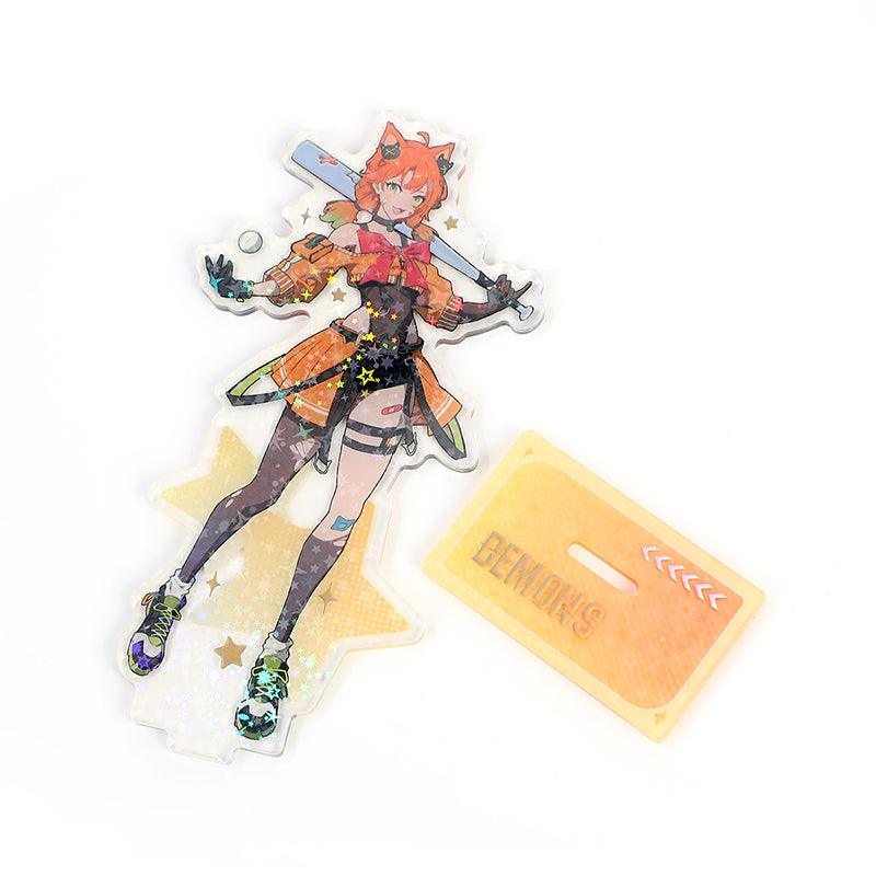 Custom Cold Foil Stamping Holographic Clear Acrylic Standees – VOGRACE