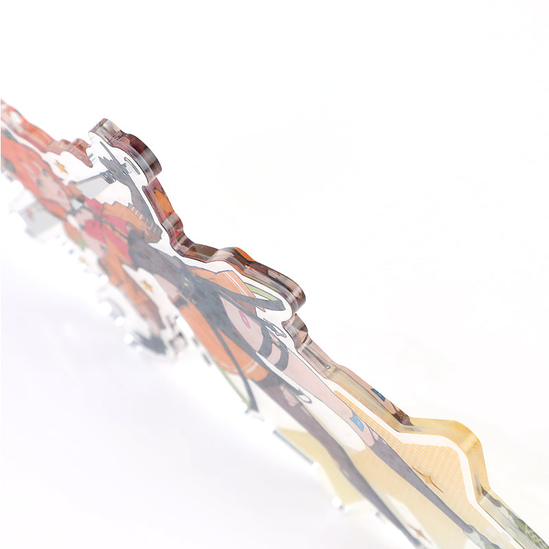 Custom Cold Foil Stamping Holographic Clear Acrylic Standees – VOGRACE