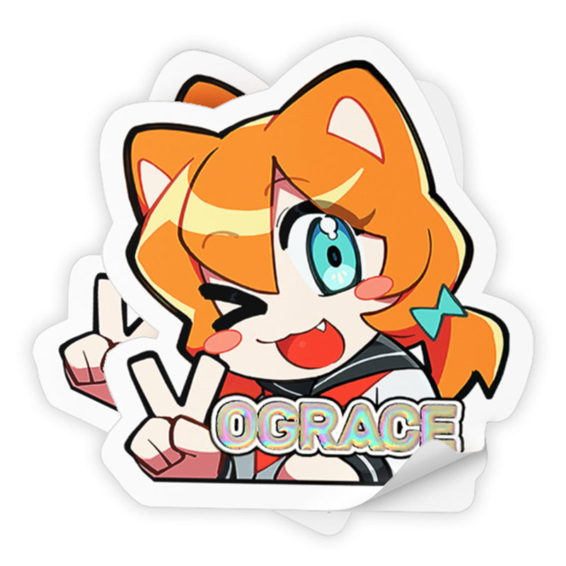 Custom Cold Foil Stamping Raised Foil Printing Stickers - VOGRACE