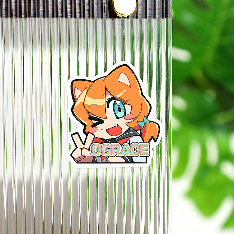 Custom Cold Foil Stamping Raised Foil Printing Stickers - VOGRACE