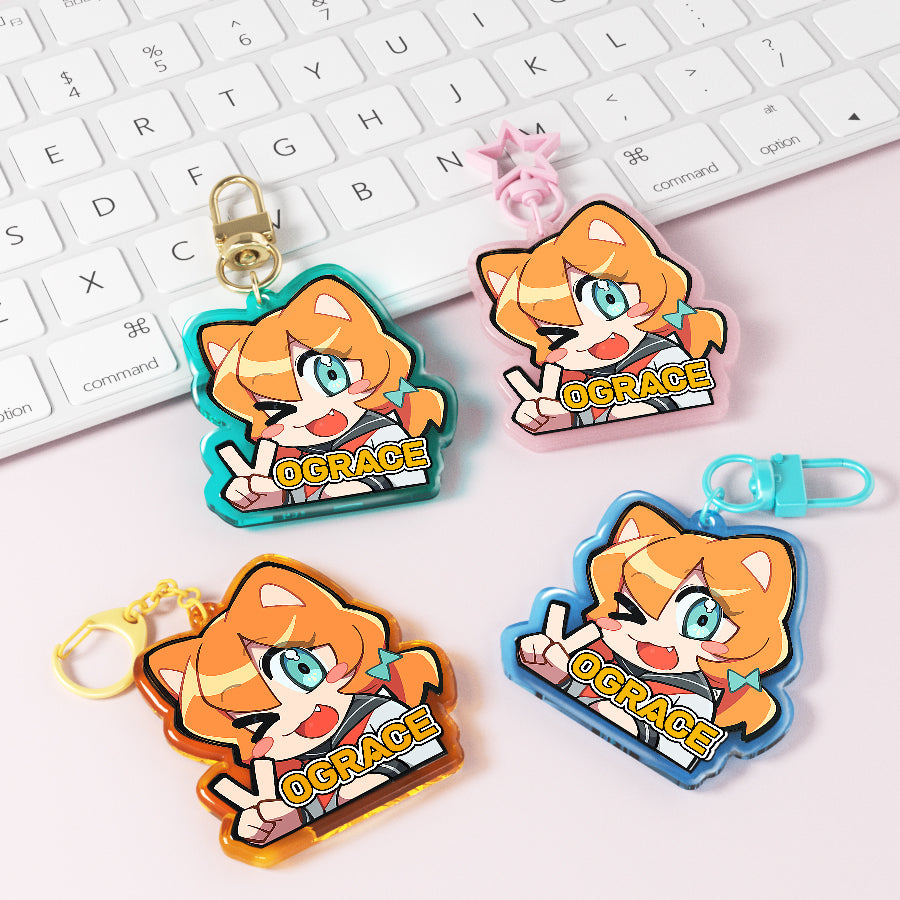 Custom Colored Acrylic Keychains