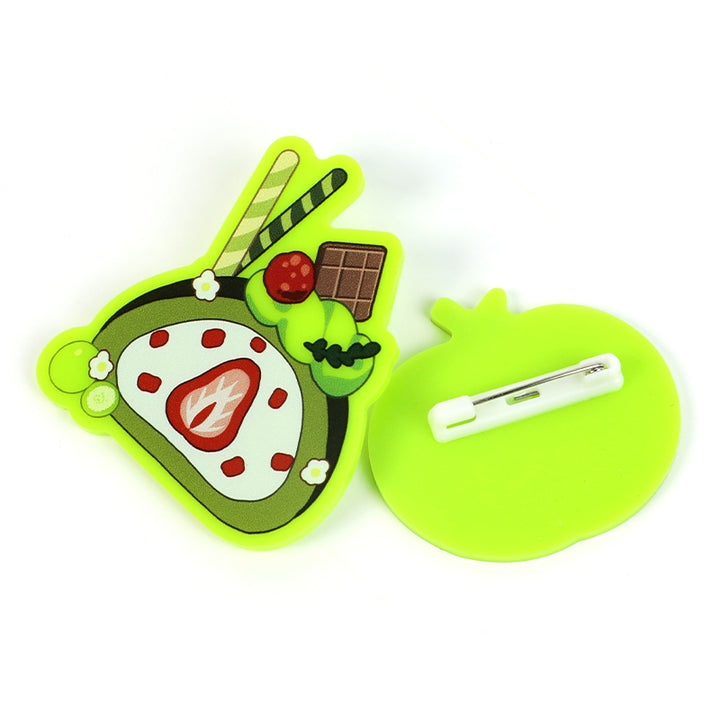 Épingles acryliques colorées personnalisées