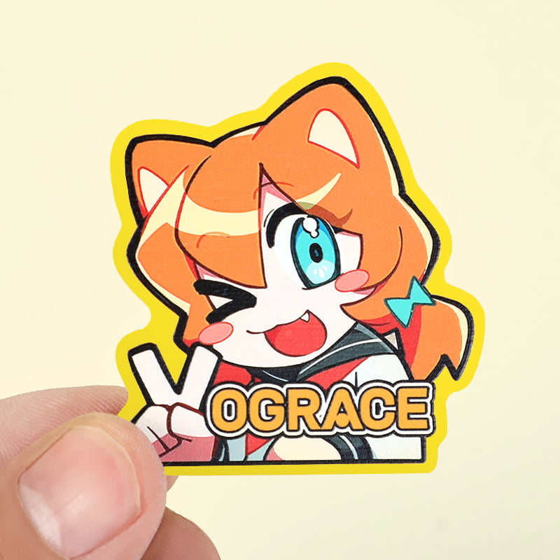 Individuell farbige Acryl Pins